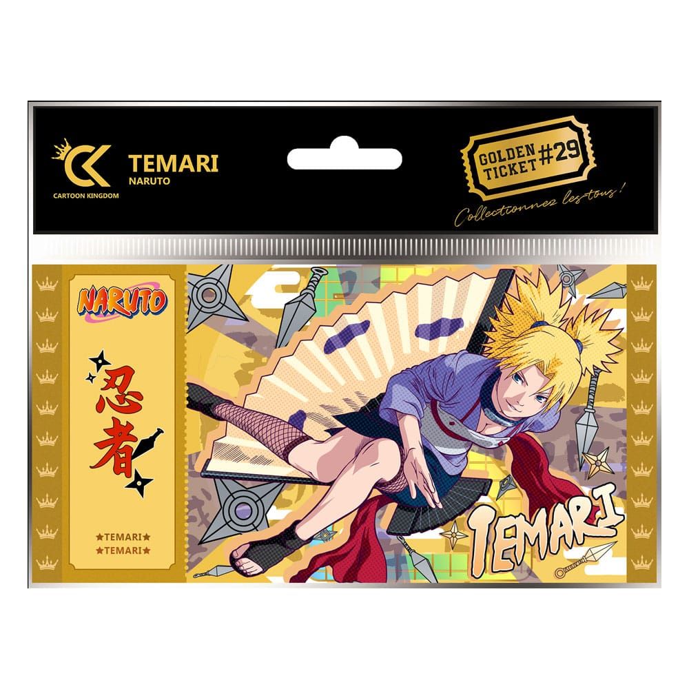 Naruto Shippuden Golden Ticket #29 Temari Case (10) Cartoon Kingdom