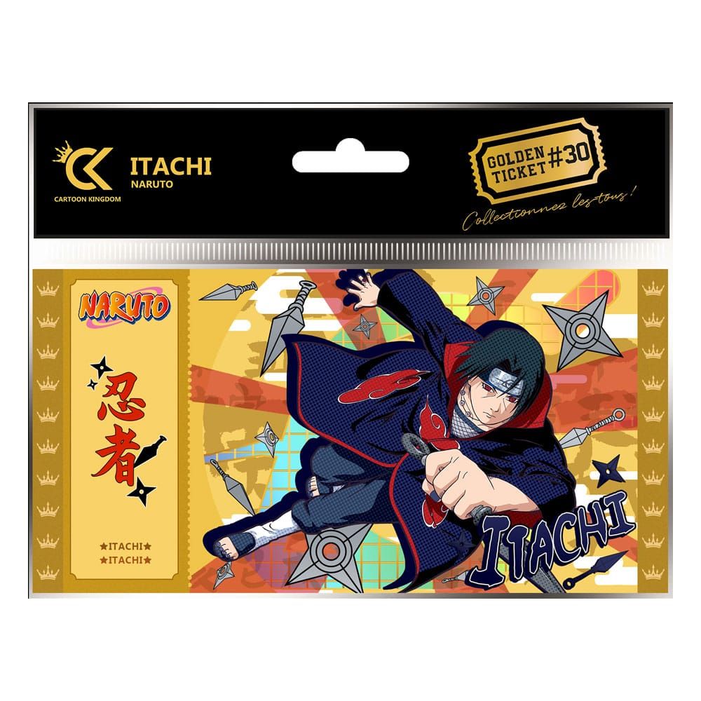 Naruto Shippuden Golden Ticket #30 Itachi Case (10) Cartoon Kingdom