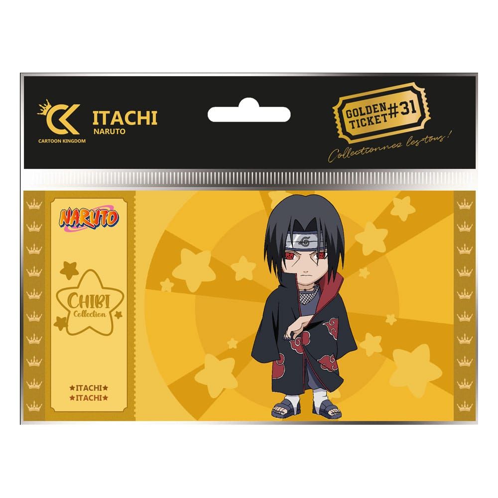 Naruto Shippuden Golden Ticket #31 Itachi Chibi Case (10) Cartoon Kingdom