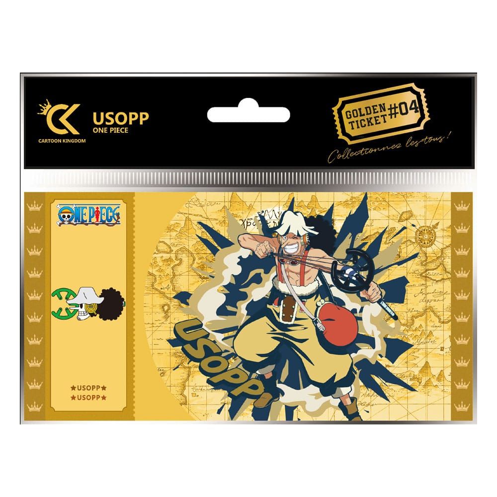 One Piece Golden Ticket #04 Usopp Case (10) Cartoon Kingdom