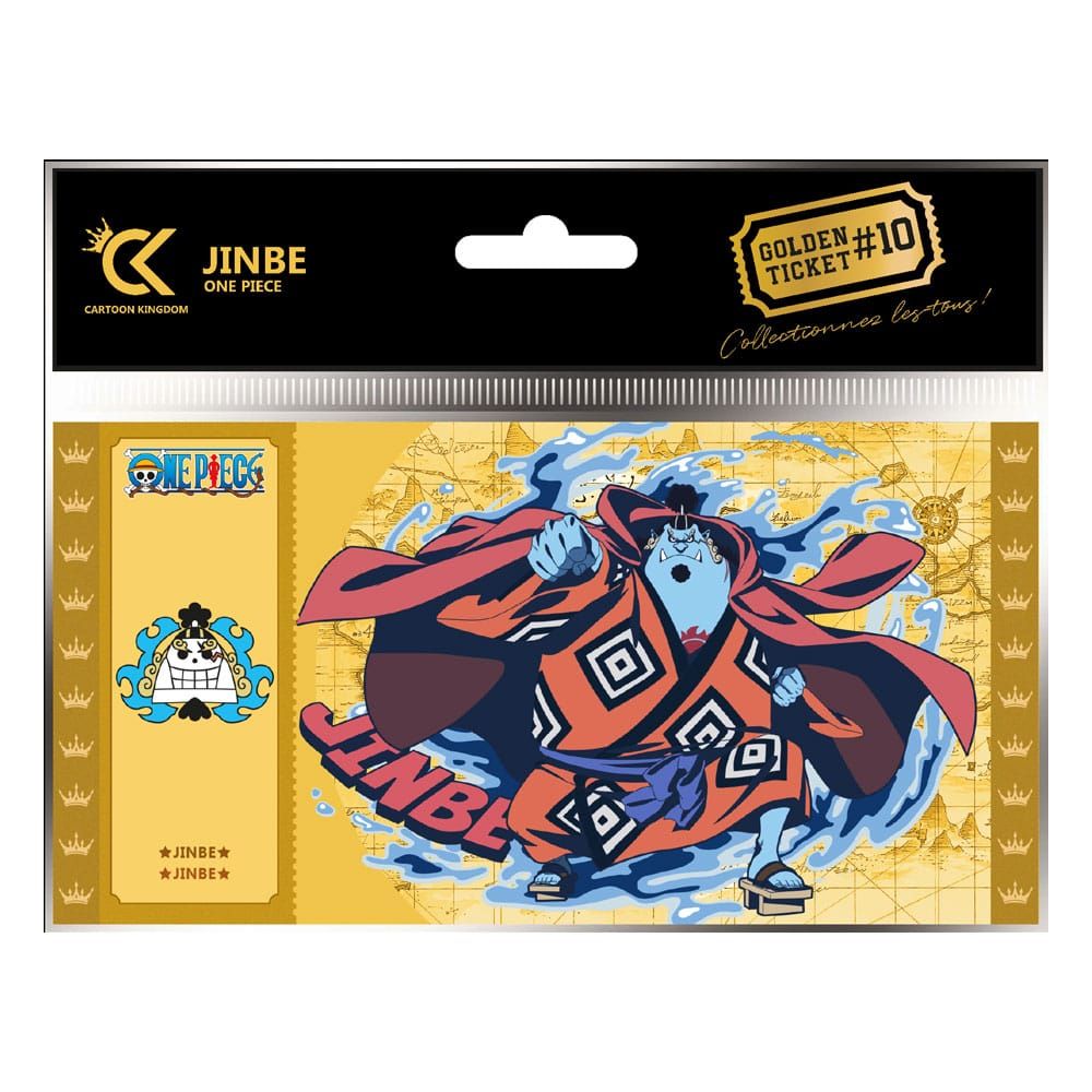 One Piece Golden Ticket #10 Jinbe Case (10) Cartoon Kingdom