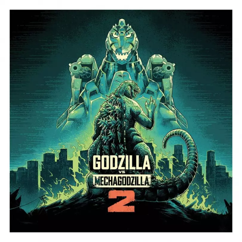 Godzilla versus Mechagodzilla II Original Motion Picture Soundtrack by Akira Ifukube Vinyl 2xLP (Variant) Death Waltz Recording Company