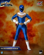 Power Rangers Zeo FigZero Akční Figure 1/6 Ranger III Blue 30 cm