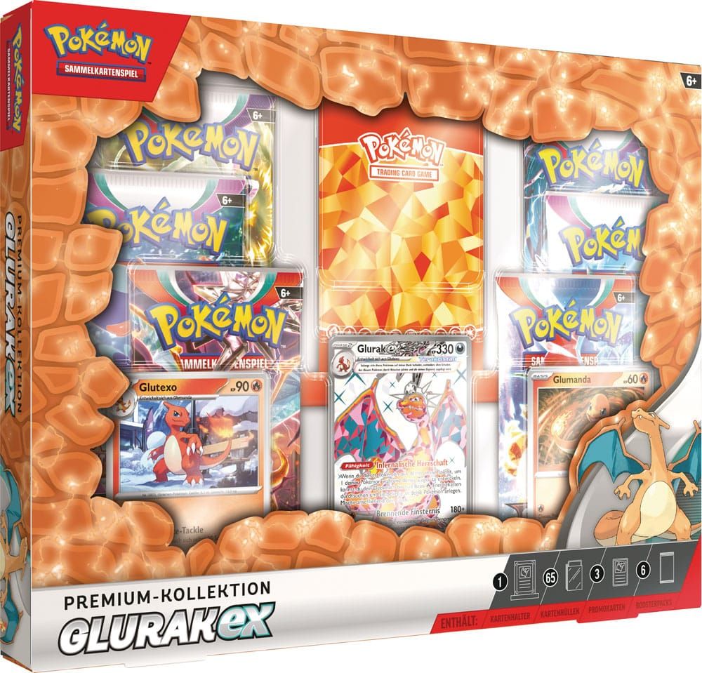 Pokémon TCG Premium Kolekce Glurak EX Německá Verze Pokémon Company International