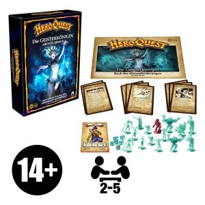 HeroQuest Board Game Expansion Die Geisterkönigin Quest Pack Německá Verze Hasbro