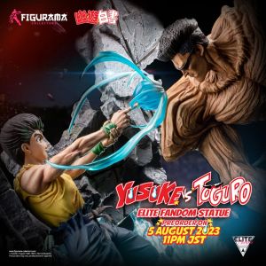 Yu Yu Hakusho Elite Exclusive Soška 1/6 Yusuke vs Toguro 59 cm Figurama Collectors