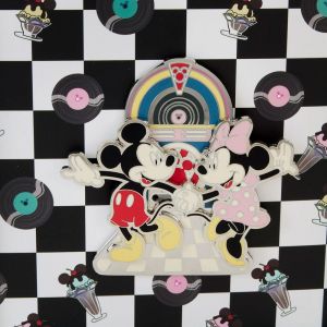 Disney Moving Enamel Pin Mickey & Minnie Date Night 8 cm Loungefly