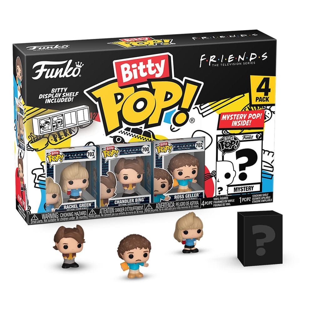 Friends Bitty POP! Vinyl Figure 4-Pack 80's Rachel 2,5 cm Funko