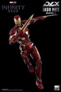 Infinity Saga DLX Akční Figure 1/12 Iron Man Mark 50 17 cm ThreeZero