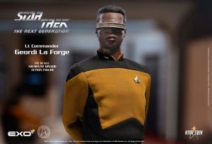 Star Trek: The Next Generation Akční Figure 1/6 Lt. Commander Geordi La Forge (Standard Version) 28 cm EXO-6