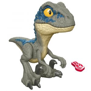 Jurassic World Akční Figure Mega Roar Velociraptor Blue Mattel