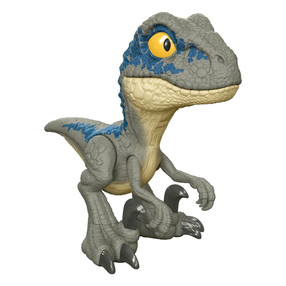 Jurassic World Akční Figure Mega Roar Velociraptor Blue Mattel