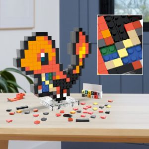 Pokémon MEGA Construction Set Charmander Pixel Art Mattel