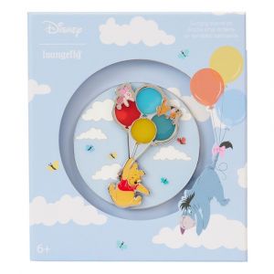 Disney Enamel 3" Pins Pooh and Friends on Balloons 3" Collector Box Sada (12)