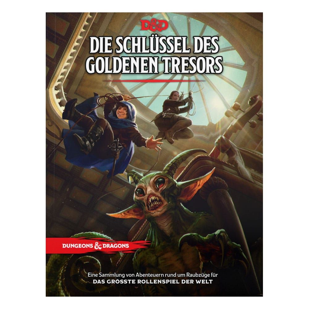 Dungeons & Dragons RPG Adventure Die Schlüssel des Goldenen Tresors Německá Wizards of the Coast