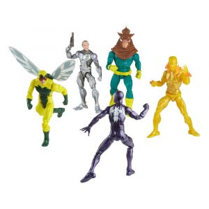 Spider-Man Marvel Legends Akční Figure 5-Pack Spider-Man, Silvermane, Human Fly, Molten Man, Razorback 15 cm Hasbro