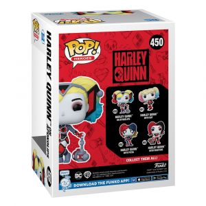 DC Comics: Harley Quinn Takeover POP! Heroes Vinyl Figure Harley with Bat 9 cm Funko