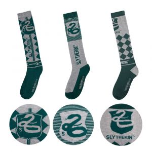 Harry Potter Knee-high socks 3-Pack Zmijozel