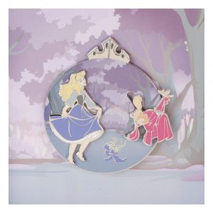 Disney Enamel 3" Pins Sleeping Beauty 65th Anniversary 3" Collector Box Sada (12) Loungefly