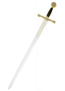 Meč Excalibur zlaté barvy Marto