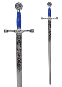 Meč Excalibur modrý Marto