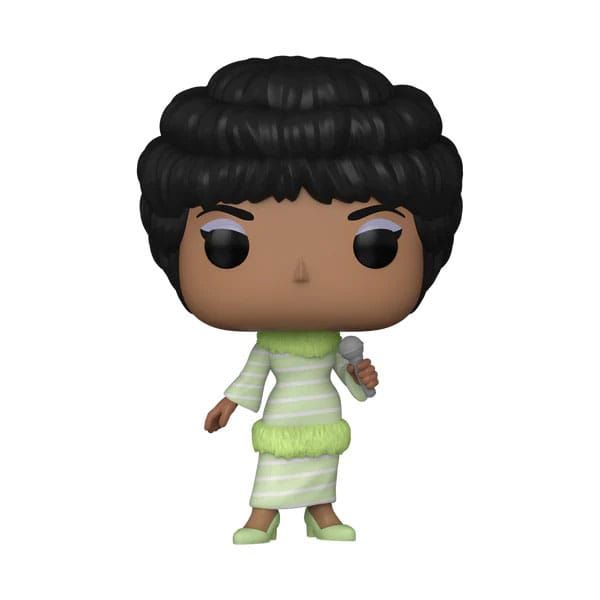 Aretha Franklin POP! Rocks Vinyl Figure Green Dress 9 cm Funko