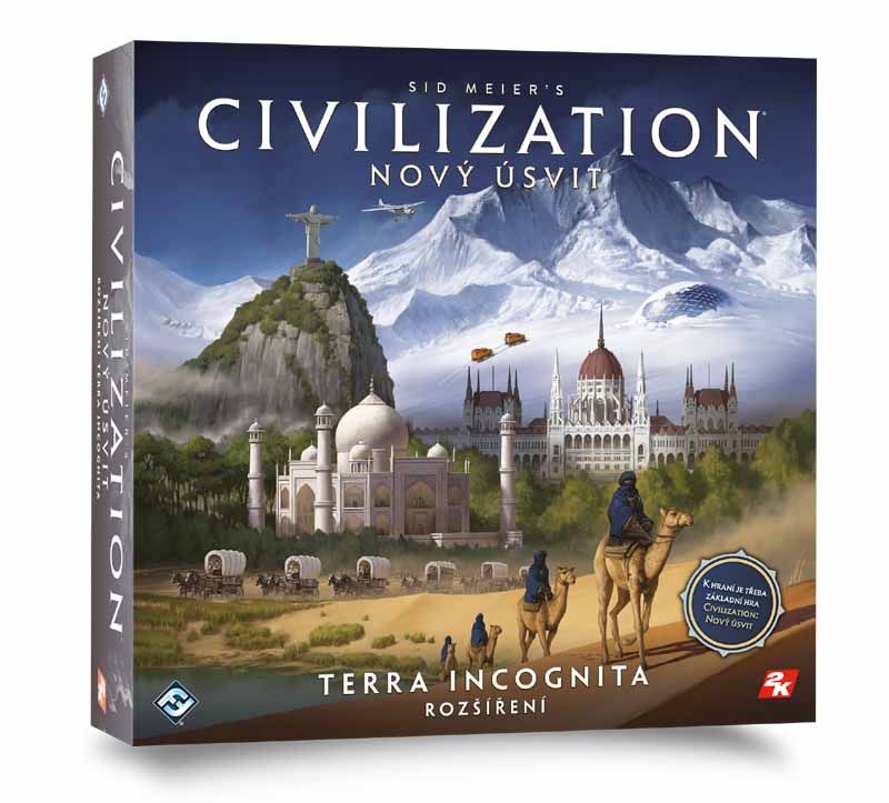 Civilizace: Nový úsvit - Terra Incognita rozšíření Fantasy Flight Games