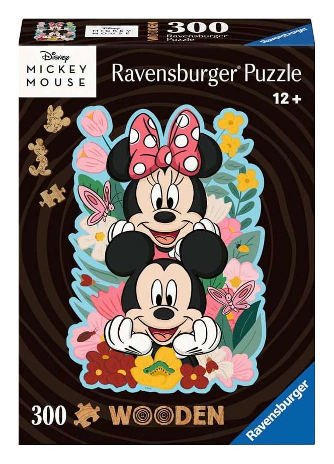 Disney WOODEN Jigsaw Puzzle Mickey & Minnie (300 pieces) Ravensburger