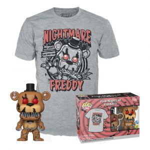 Five Nights at Freddy's POP! & Tee Box Nightmare Freddy(GW) Velikost L