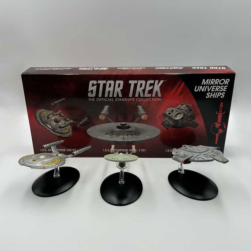 Star Trek Starship Kov. Mini Replicas Mirror Universe Starships Box Set Eaglemoss Publications Ltd.