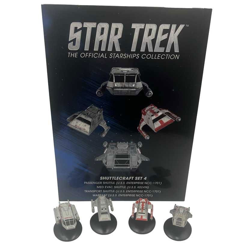Star Trek Starship Kov. Mini Replicas Shuttle Set 4 Eaglemoss Publications Ltd.