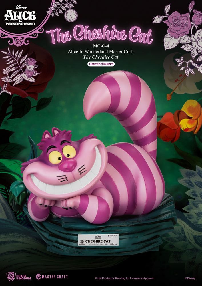 Alice In Wonderland Master Craft Soška The Cheshire Cat 36 cm Beast Kingdom Toys