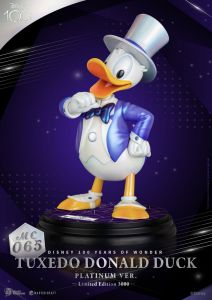 Disney 100th Master Craft Soška Tuxedo Donald Duck (Platinum Ver.) - Damaged packaging