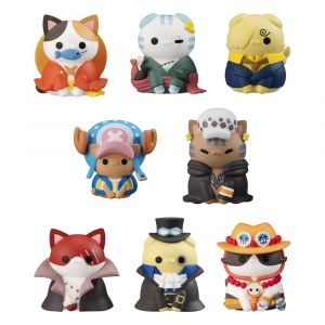 One Piece Mega Cat Project Trading Figures NyanPieceNyan! Vol. 1 I'm Gonna Be King of Paw-Rates 3 cm (8)