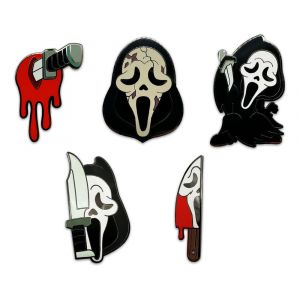 Scream Enamel Pins Set Ghost Face 9 cm (5)