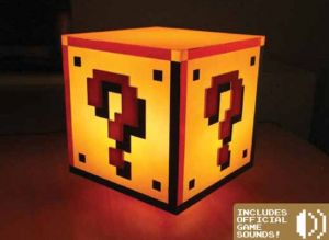 Super Mario Bros. Light Question Block 18 cm - Damaged packaging
