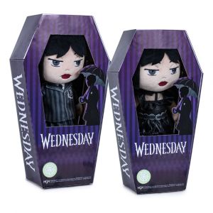 Wednesday Plyšák Figure Wednesday 32 cm Sada with Coffin (6) - Severely damaged packaging