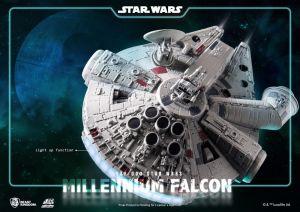 Star Wars Egg Attack Floating Model with Light Up Function Millennium Falcon 13 cm Beast Kingdom Toys