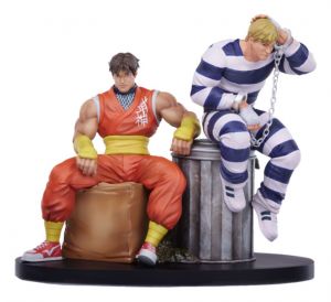 Street Fighter PVC Soška 1/10 Cody & Guy 18 cm