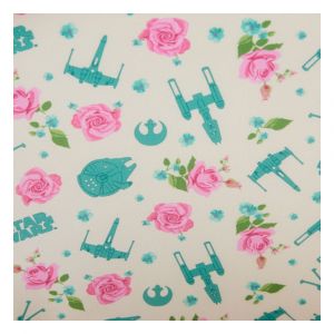 Star Wars by Loungefly Passport Bag Figural Floral Rebel