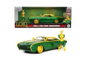 Marvel Kov. Model 1/24 Ford Thunderbird Loki Jada Toys