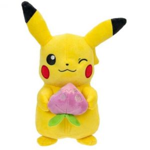 Pokémon Plyšák Figure Pikachu with Pecha Berry Accy 20 cm