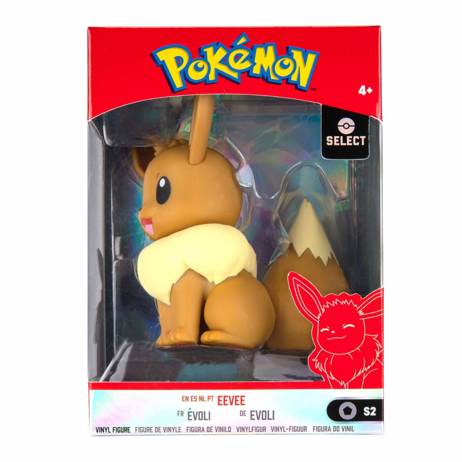 Pokémon Vinyl Figure Eevee 11 cm Jazwares