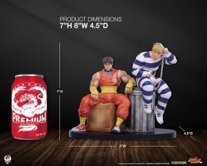 Street Fighter PVC Soška 1/10 Cody & Guy 18 cm Premium Collectibles Studio