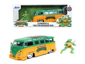 Teenage Mutant Ninja Turtles Kov. Model 1/24 1962 VW Bus Leonardo Jada Toys