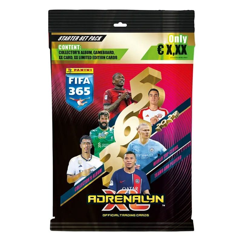 FIFA 365 Adrenalyn XL 2024 Trading Karty Starter Pack Německá Verze Panini