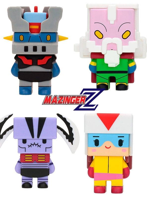 Mazinger Z Trading Figures 4-Pack Pixel 003 Set 7 cm SD Toys