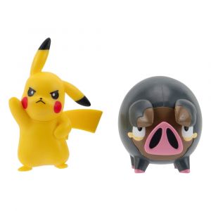 Pokémon Battle Figure Set Figures 2-Pack Pikachu #5, Lechonk 5 cm