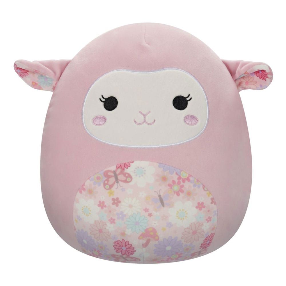 Squishmallows Plyšák Figure Pink Lamb with Floral Ears and Belly Lala 30 cm Jazwares