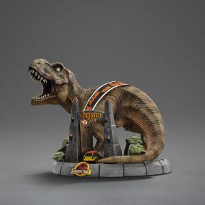 Jurassic Park Mini Co. PVC Figure T-Rex Illusion Deluxe 15 cm Iron Studios